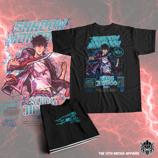 Solo Leveling -  Sung Jin-woo 15 Premium Anime Design, High Quality DTF Print, 100% Cotton Shirt