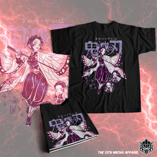 Demon Slayer - Shinobu Kocho 06 Premium Anime Design, High Quality DTF Print, 100% Cotton Shirt