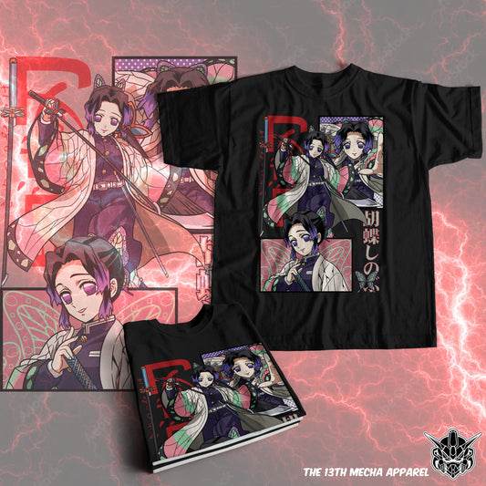 Demon Slayer - Shinobu Kocho 03 Premium Anime Design, High Quality DTF Print, 100% Cotton Shirt