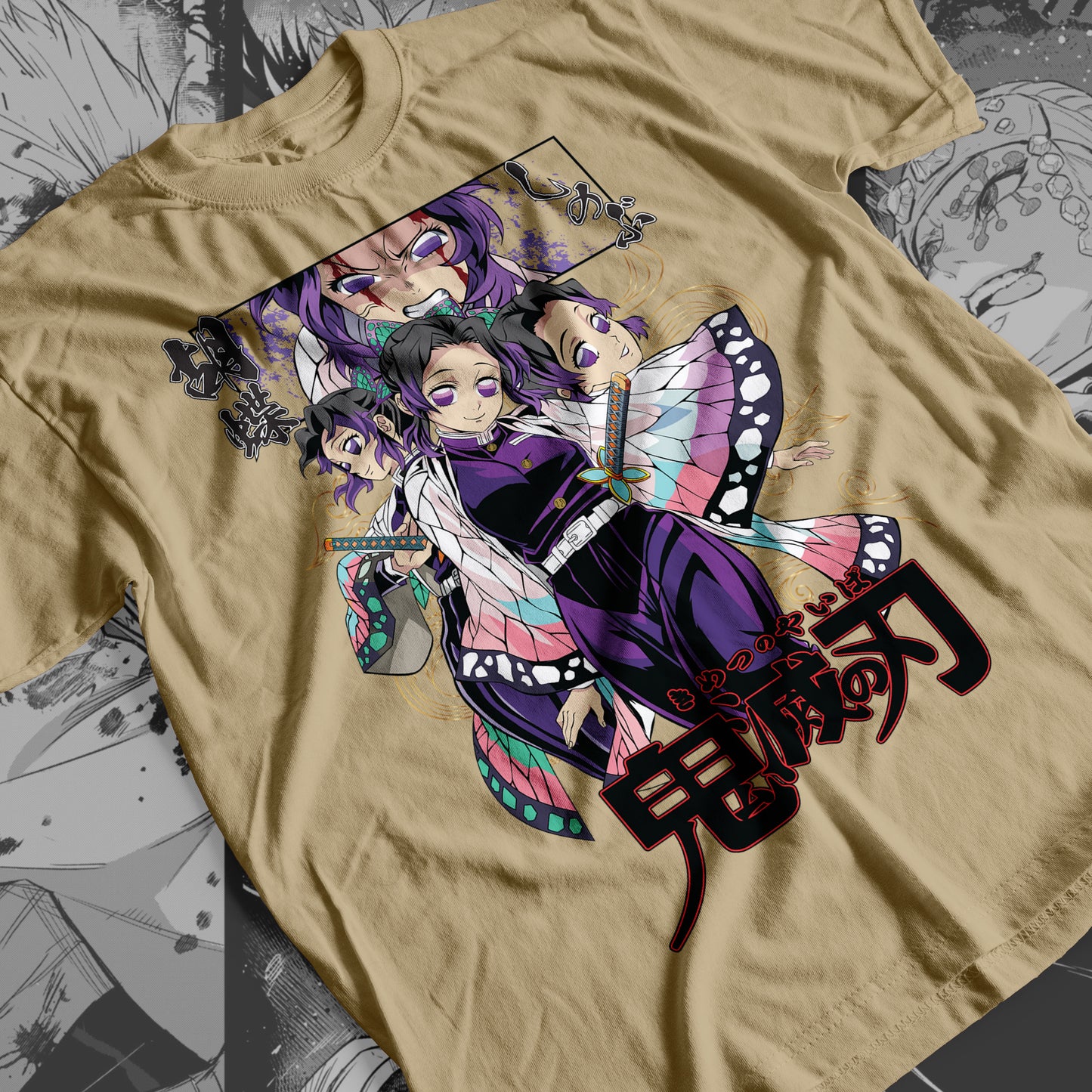 Demon Slayer - Shinobu Kocho 04 Premium Anime Design, High Quality DTF Print, 100% Cotton Shirt
