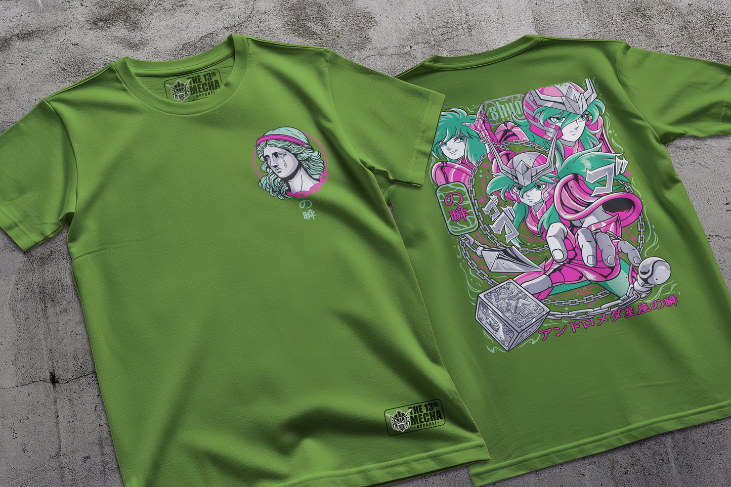 Saint Seiya - Shun Andromeda 01 Premium Anime Design, High Quality DTF Print, 100% Cotton Shirt