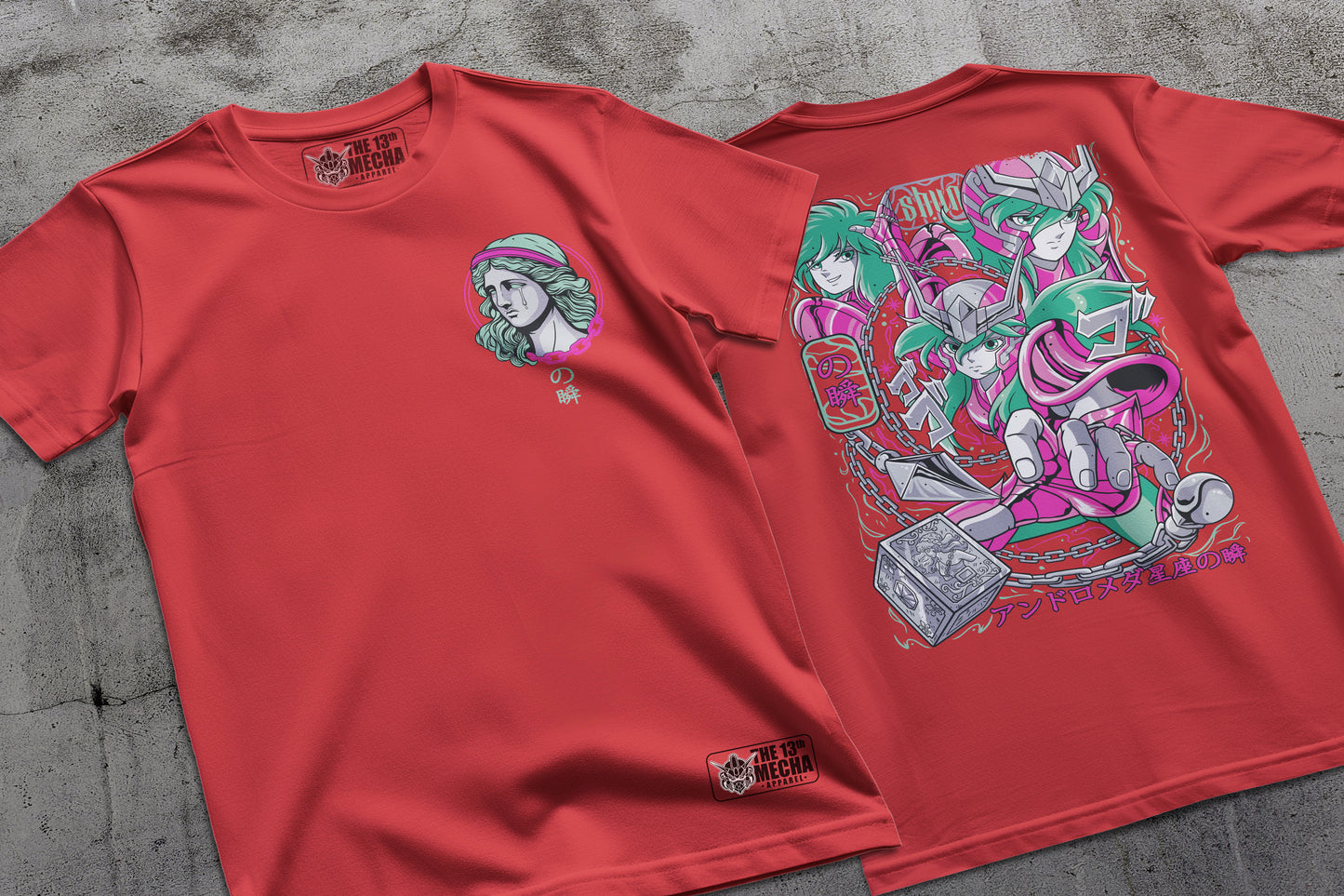 Saint Seiya - Shun Andromeda 01 Premium Anime Design, High Quality DTF Print, 100% Cotton Shirt