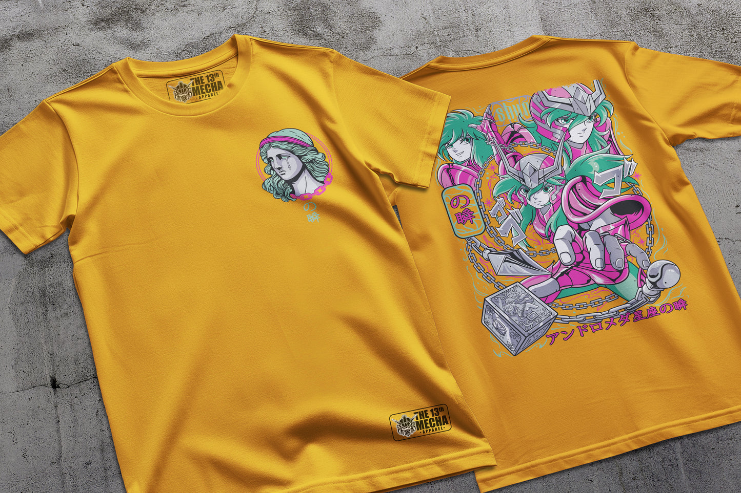 Saint Seiya - Shun Andromeda 01 Premium Anime Design, High Quality DTF Print, 100% Cotton Shirt