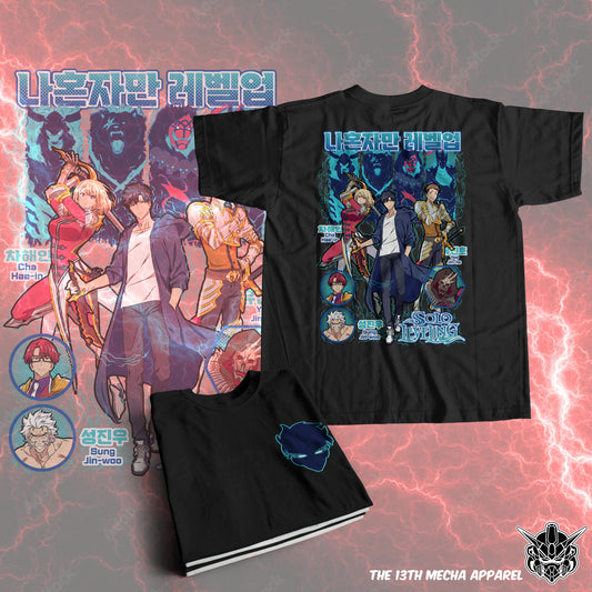 Solo Leveling -  Sung Jin-woo 16 Premium Anime Design, High Quality DTF Print, 100% Cotton Shirt