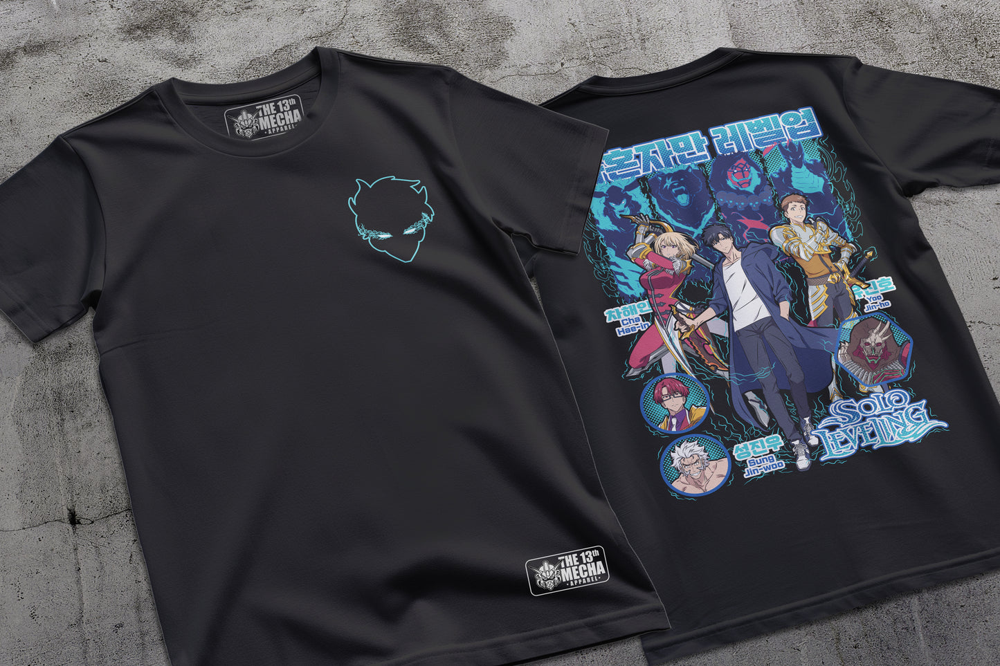 Solo Leveling -  Sung Jin-woo 16 Premium Anime Design, High Quality DTF Print, 100% Cotton Shirt