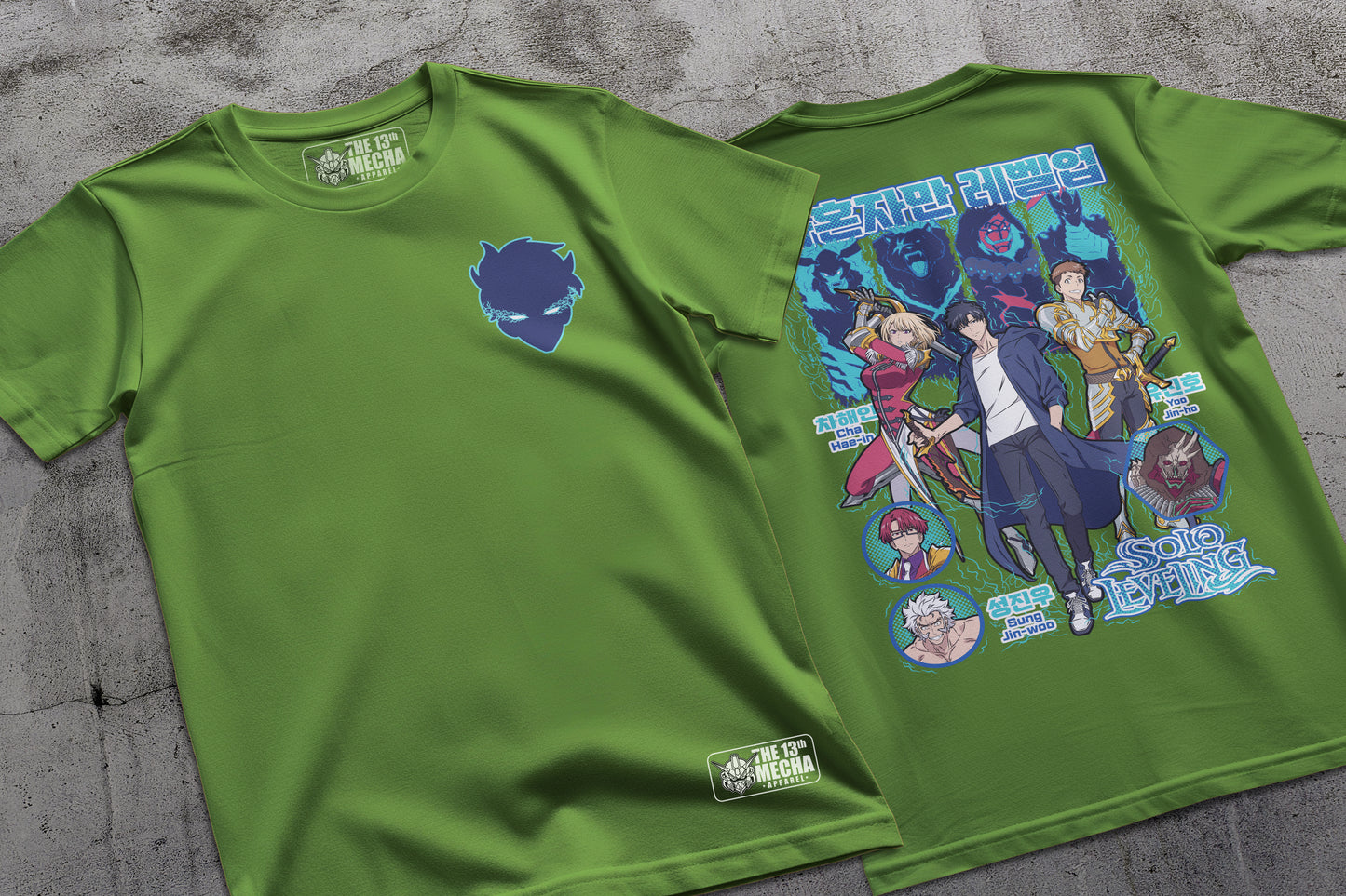 Solo Leveling -  Sung Jin-woo 16 Premium Anime Design, High Quality DTF Print, 100% Cotton Shirt