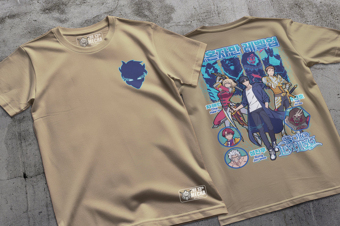 Solo Leveling -  Sung Jin-woo 16 Premium Anime Design, High Quality DTF Print, 100% Cotton Shirt