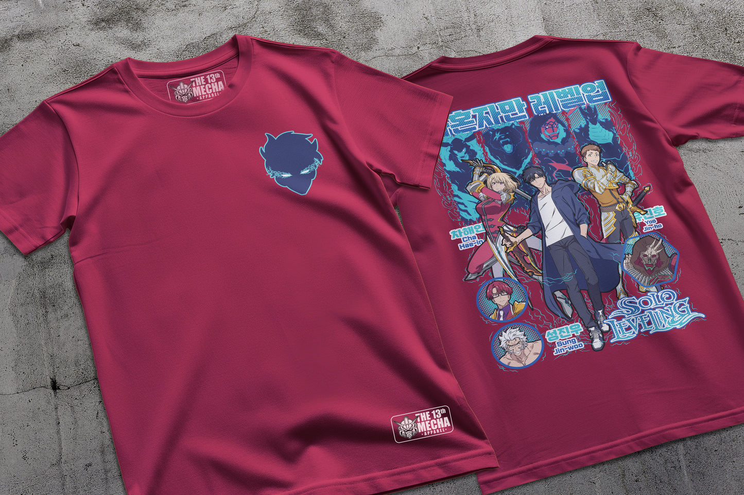 Solo Leveling -  Sung Jin-woo 16 Premium Anime Design, High Quality DTF Print, 100% Cotton Shirt