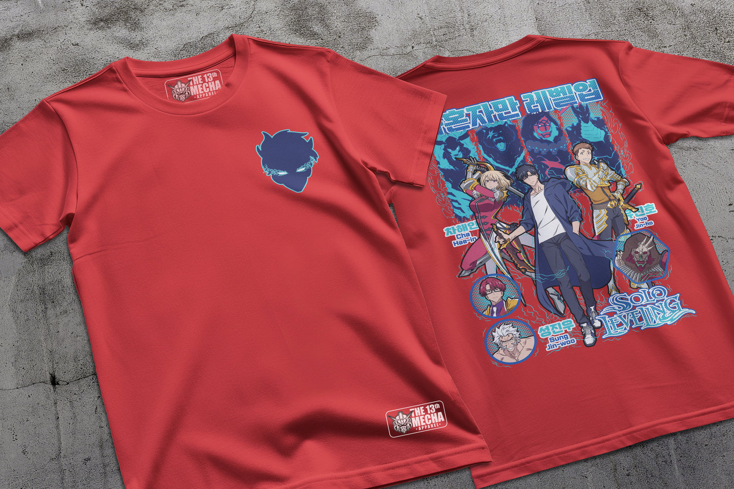 Solo Leveling -  Sung Jin-woo 16 Premium Anime Design, High Quality DTF Print, 100% Cotton Shirt