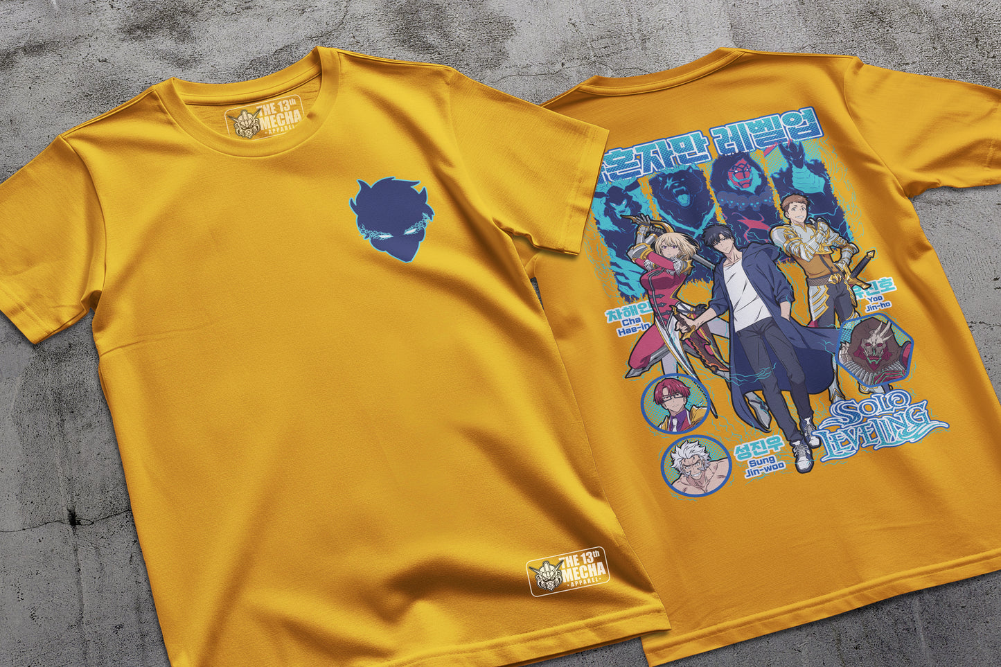 Solo Leveling -  Sung Jin-woo 16 Premium Anime Design, High Quality DTF Print, 100% Cotton Shirt