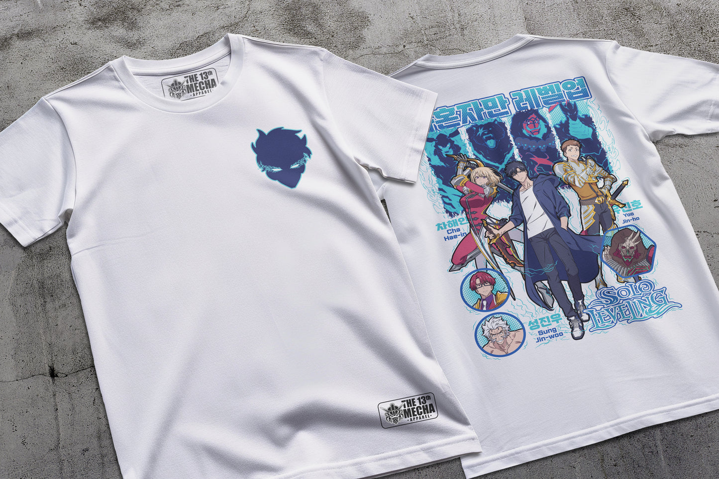 Solo Leveling -  Sung Jin-woo 16 Premium Anime Design, High Quality DTF Print, 100% Cotton Shirt