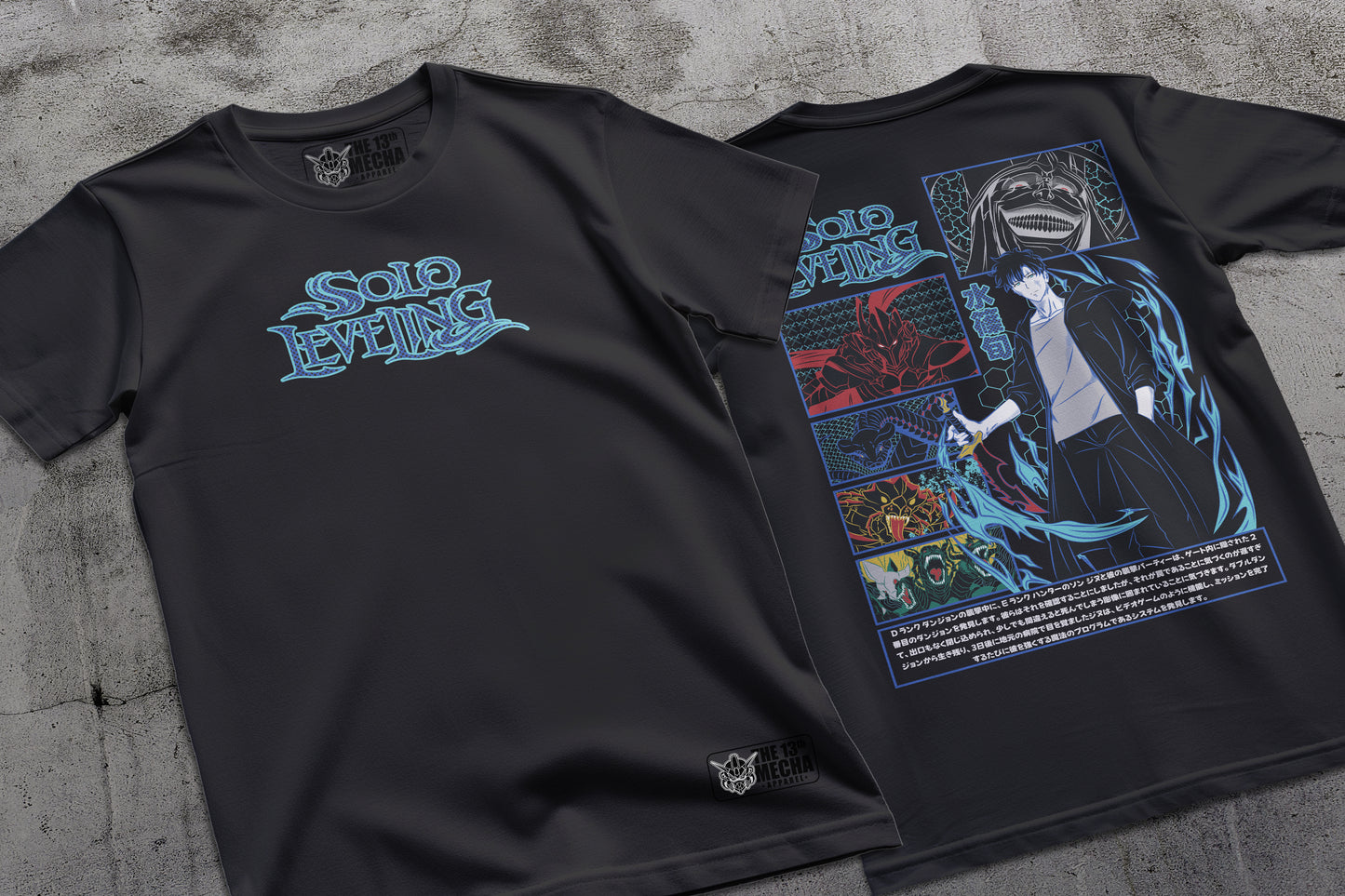 Solo Leveling -  Sung Jin-woo 17 Premium Anime Design, High Quality DTF Print, 100% Cotton Shirt