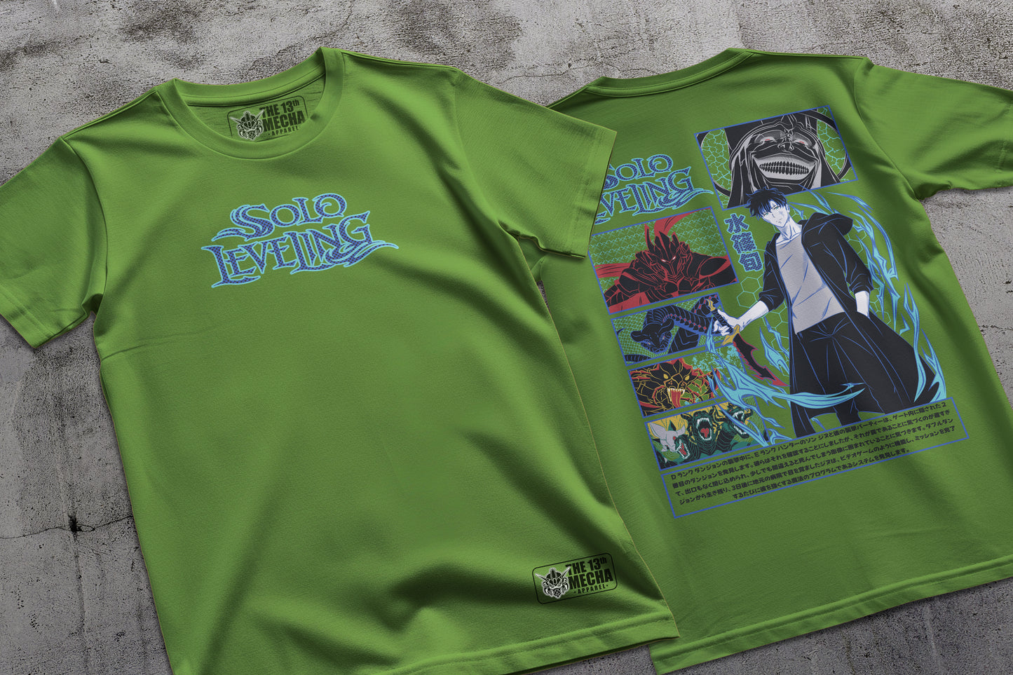 Solo Leveling -  Sung Jin-woo 17 Premium Anime Design, High Quality DTF Print, 100% Cotton Shirt