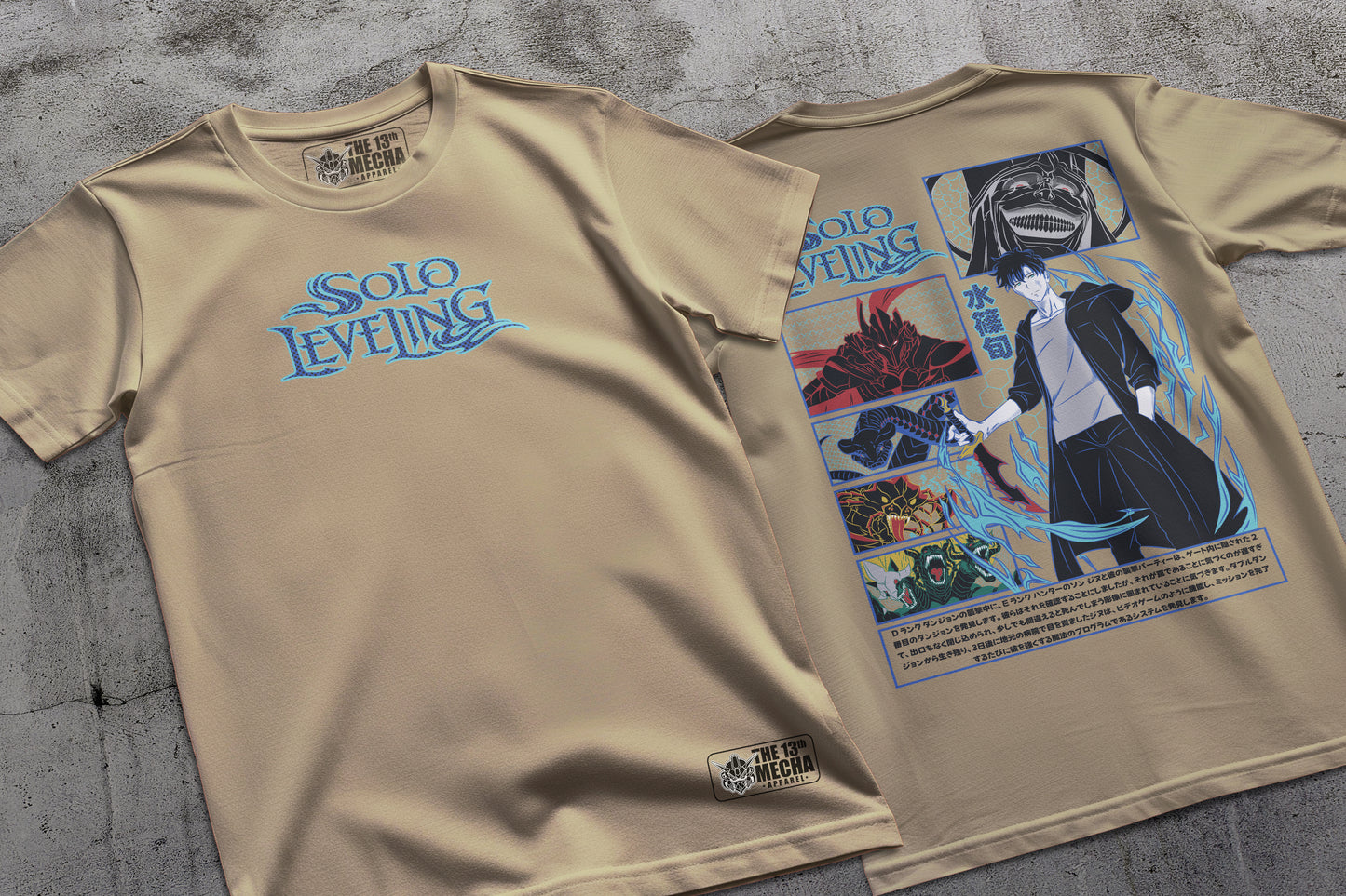 Solo Leveling -  Sung Jin-woo 17 Premium Anime Design, High Quality DTF Print, 100% Cotton Shirt