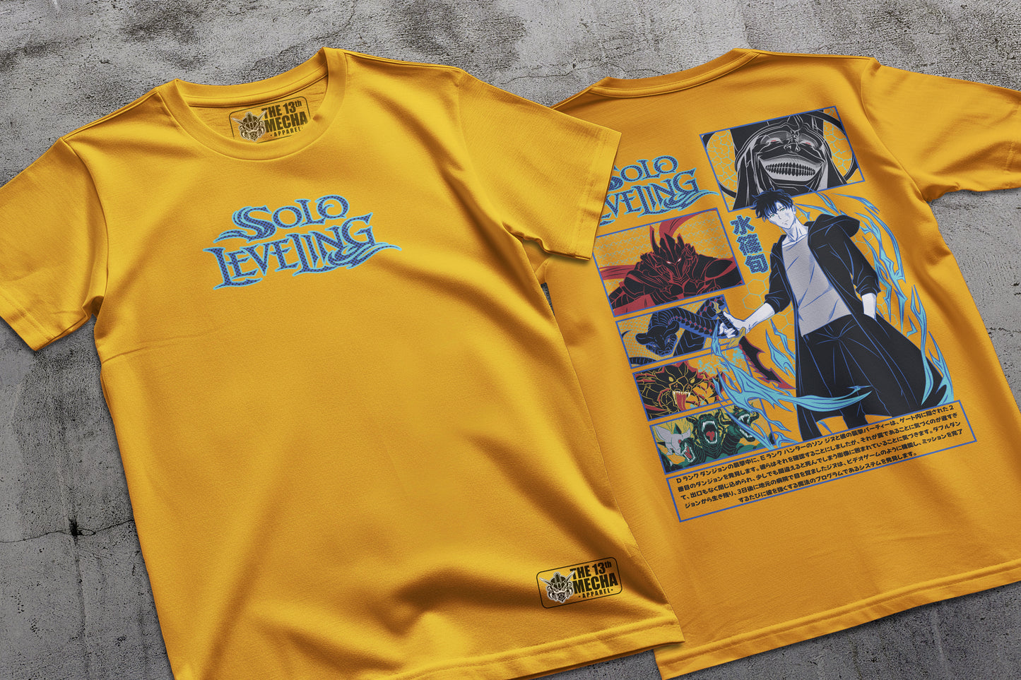 Solo Leveling -  Sung Jin-woo 17 Premium Anime Design, High Quality DTF Print, 100% Cotton Shirt