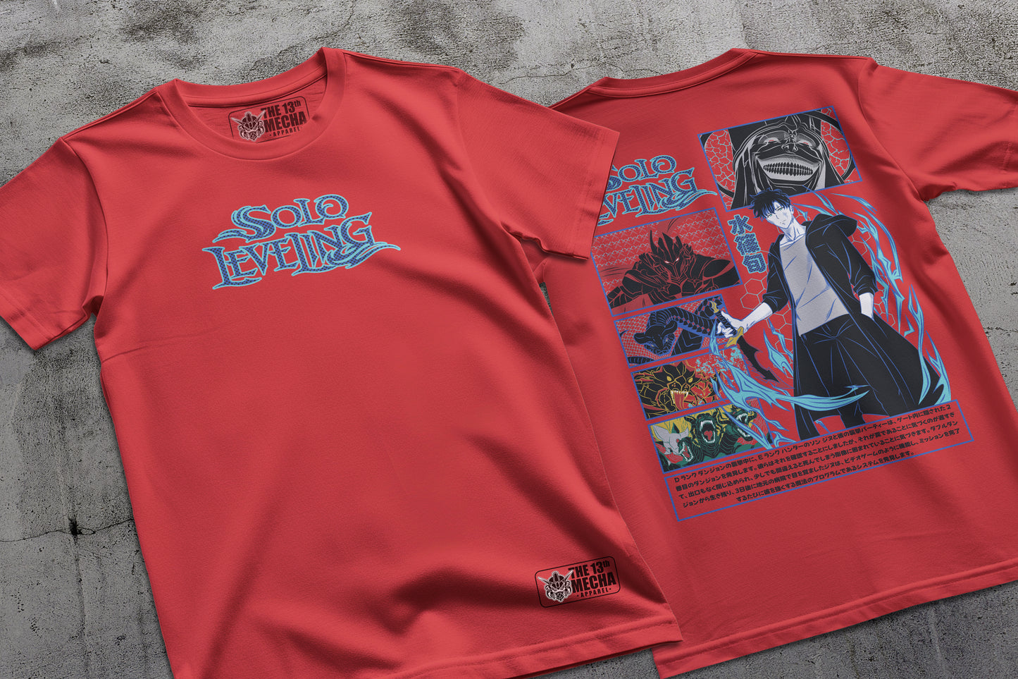 Solo Leveling -  Sung Jin-woo 17 Premium Anime Design, High Quality DTF Print, 100% Cotton Shirt