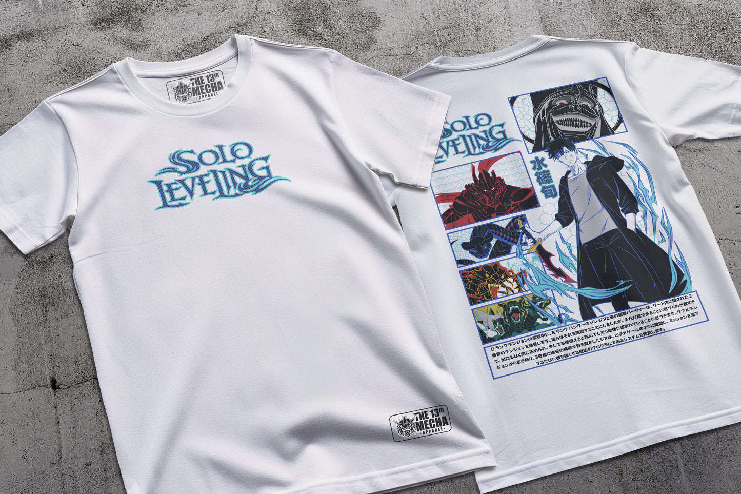 Solo Leveling -  Sung Jin-woo 17 Premium Anime Design, High Quality DTF Print, 100% Cotton Shirt