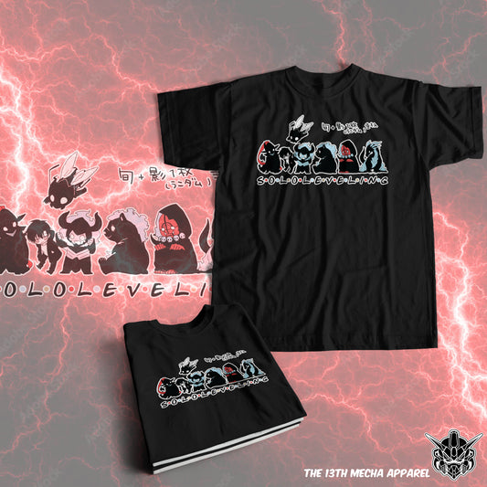 Solo Leveling -  Chibi 01 Premium Anime Design, High Quality DTF Print, 100% Cotton Shirt