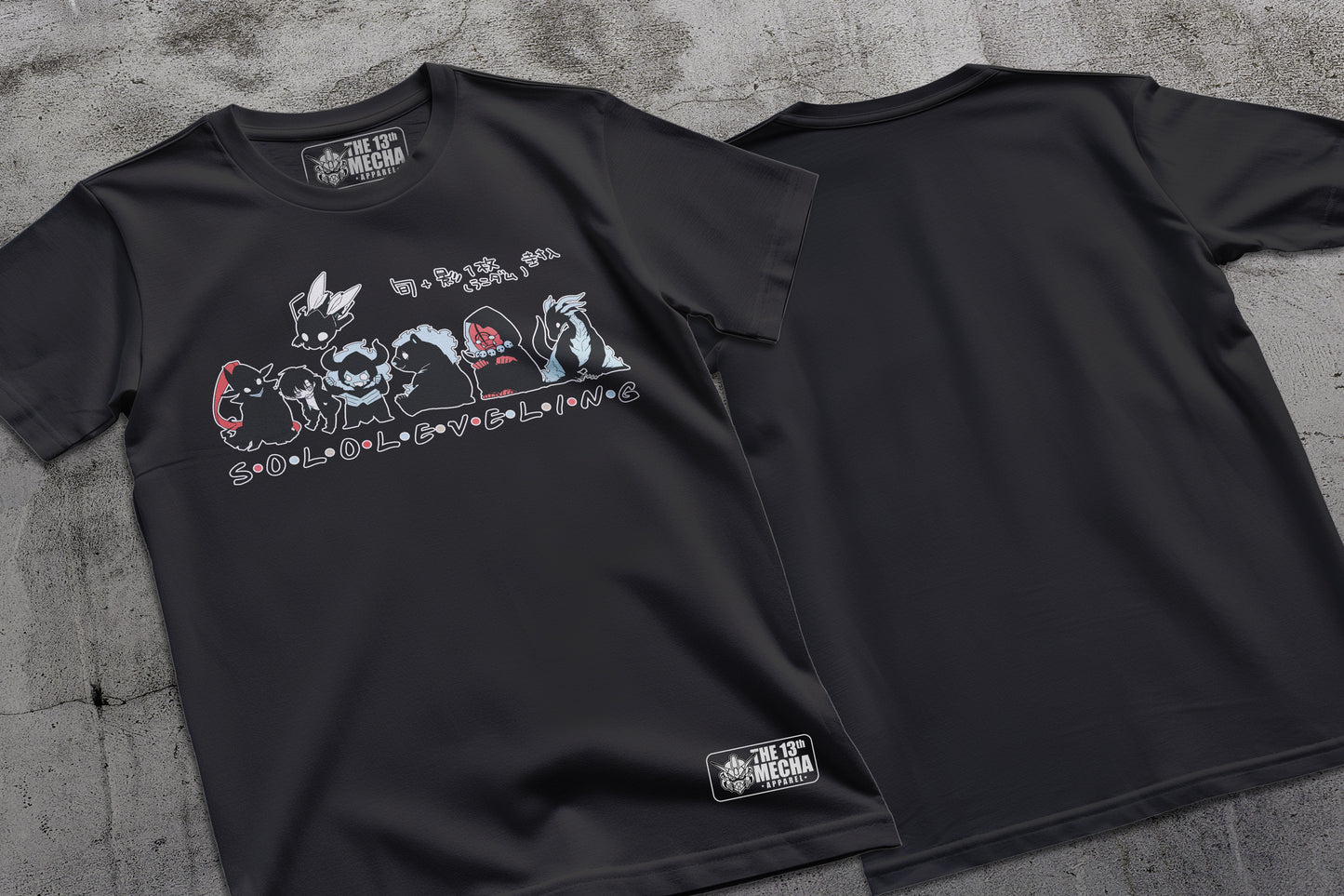 Solo Leveling -  Chibi 01 Premium Anime Design, High Quality DTF Print, 100% Cotton Shirt