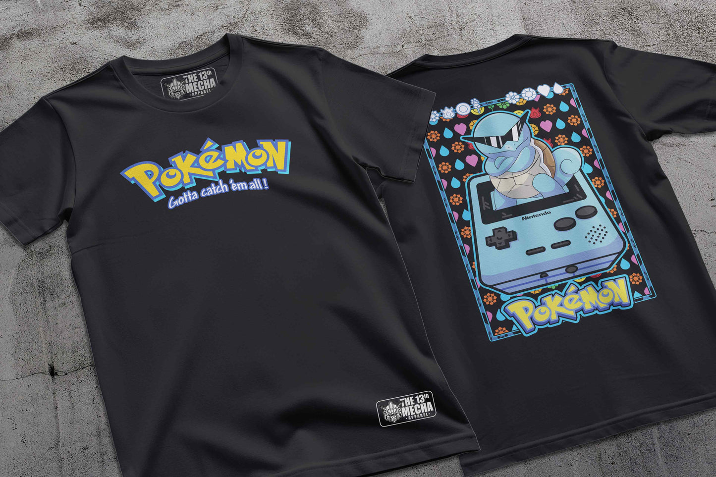 Pokemon - Squirtle 01 Premium Anime Design, High Quality DTF Print, 100% Cotton Shirt
