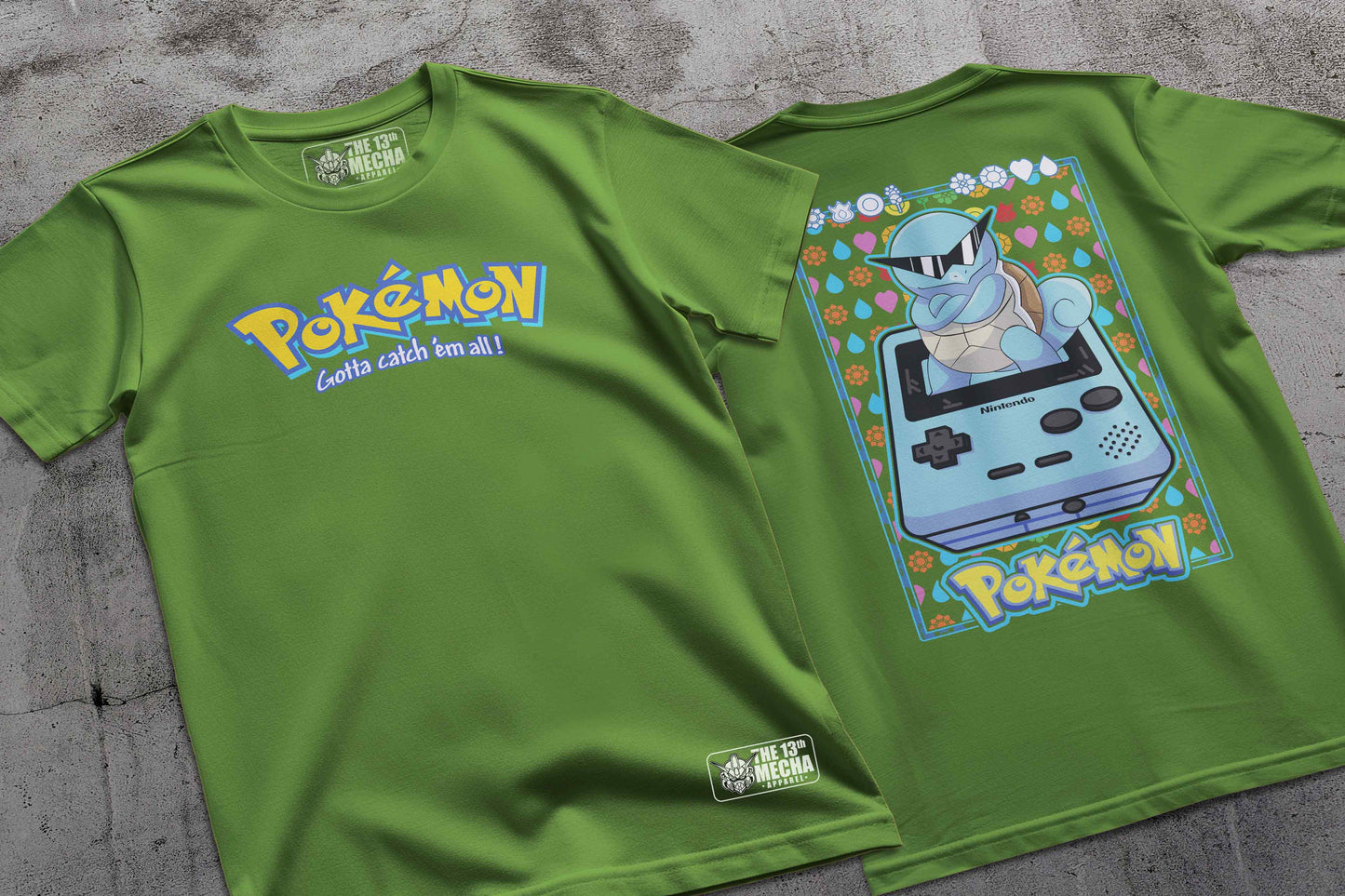 Pokemon - Squirtle 01 Premium Anime Design, High Quality DTF Print, 100% Cotton Shirt
