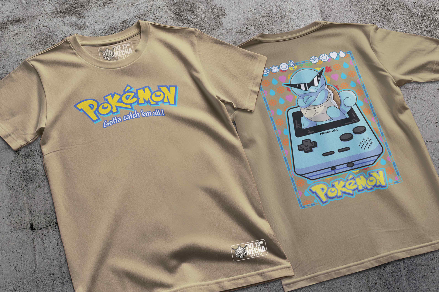 Pokemon - Squirtle 01 Premium Anime Design, High Quality DTF Print, 100% Cotton Shirt
