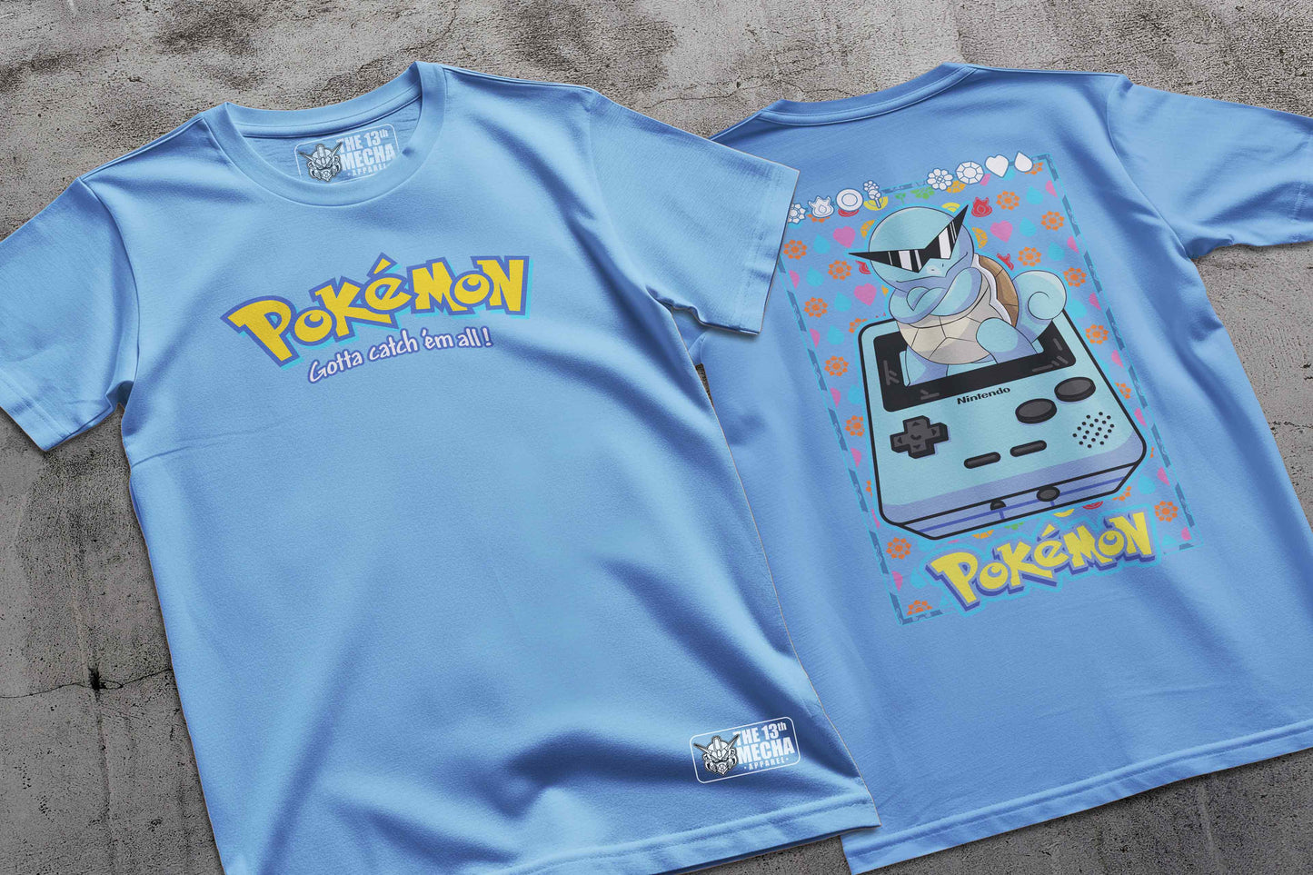 Pokemon - Squirtle 01 Premium Anime Design, High Quality DTF Print, 100% Cotton Shirt