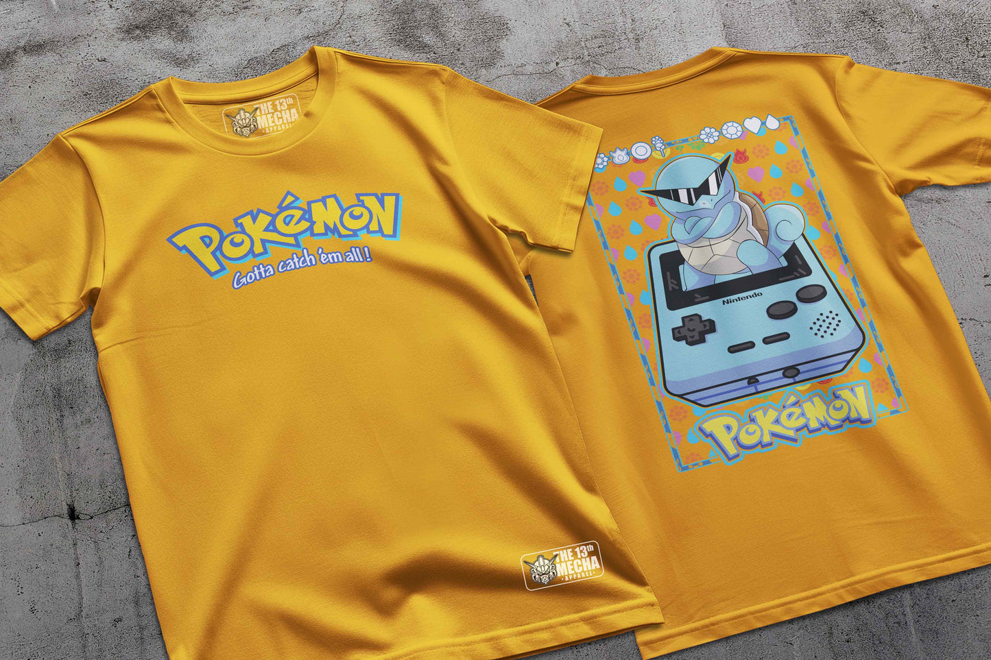 Pokemon - Squirtle 01 Premium Anime Design, High Quality DTF Print, 100% Cotton Shirt