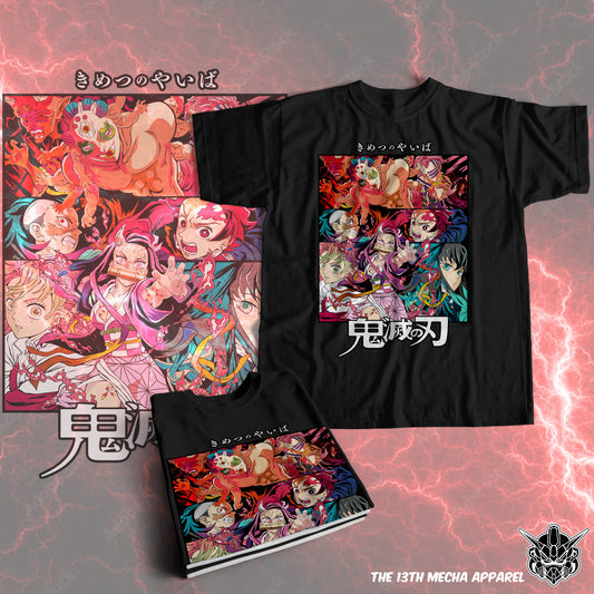 Demon Slayer - Swordsmith Arc 02 Premium Anime Design, High Quality DTF Print, 100% Cotton Shirt