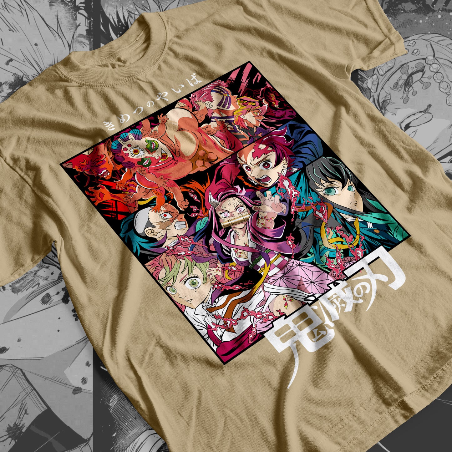 Demon Slayer - Swordsmith Arc 02 Premium Anime Design, High Quality DTF Print, 100% Cotton Shirt