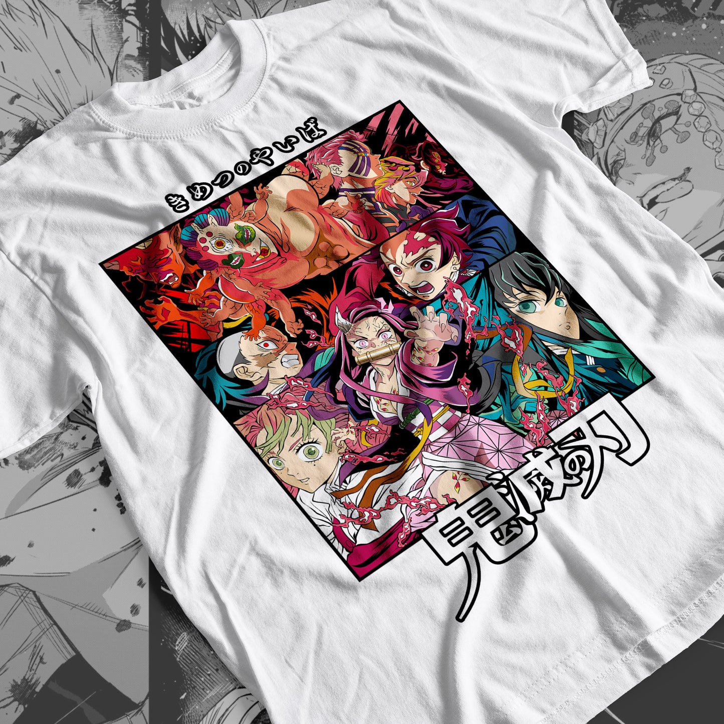 Demon Slayer - Swordsmith Arc 02 Premium Anime Design, High Quality DTF Print, 100% Cotton Shirt