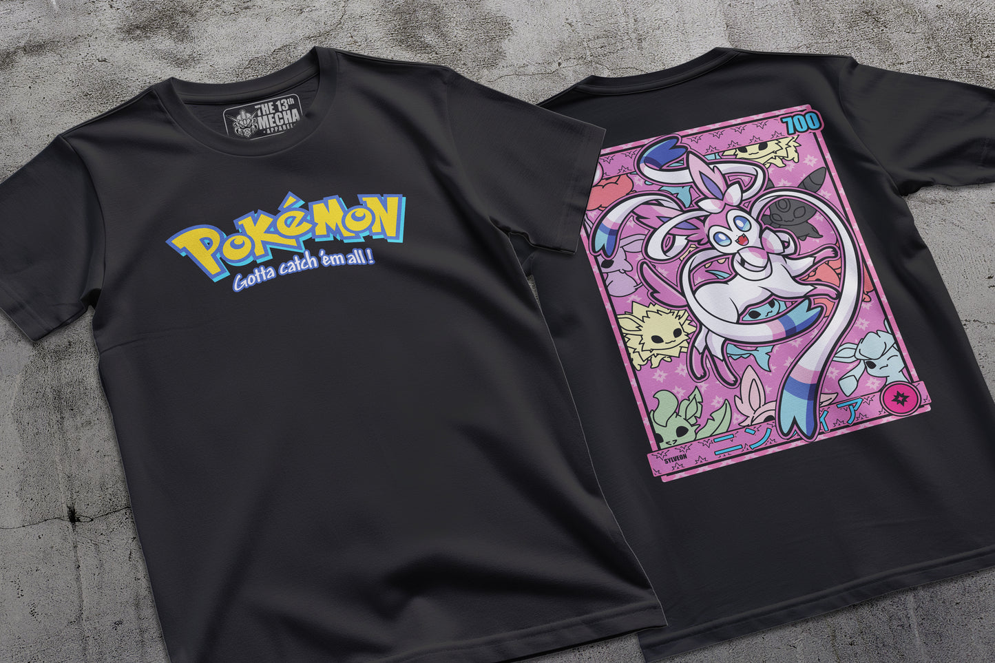 Pokemon - Sylveon 01 Premium Anime Design, High Quality DTF Print, 100% Cotton Shirt