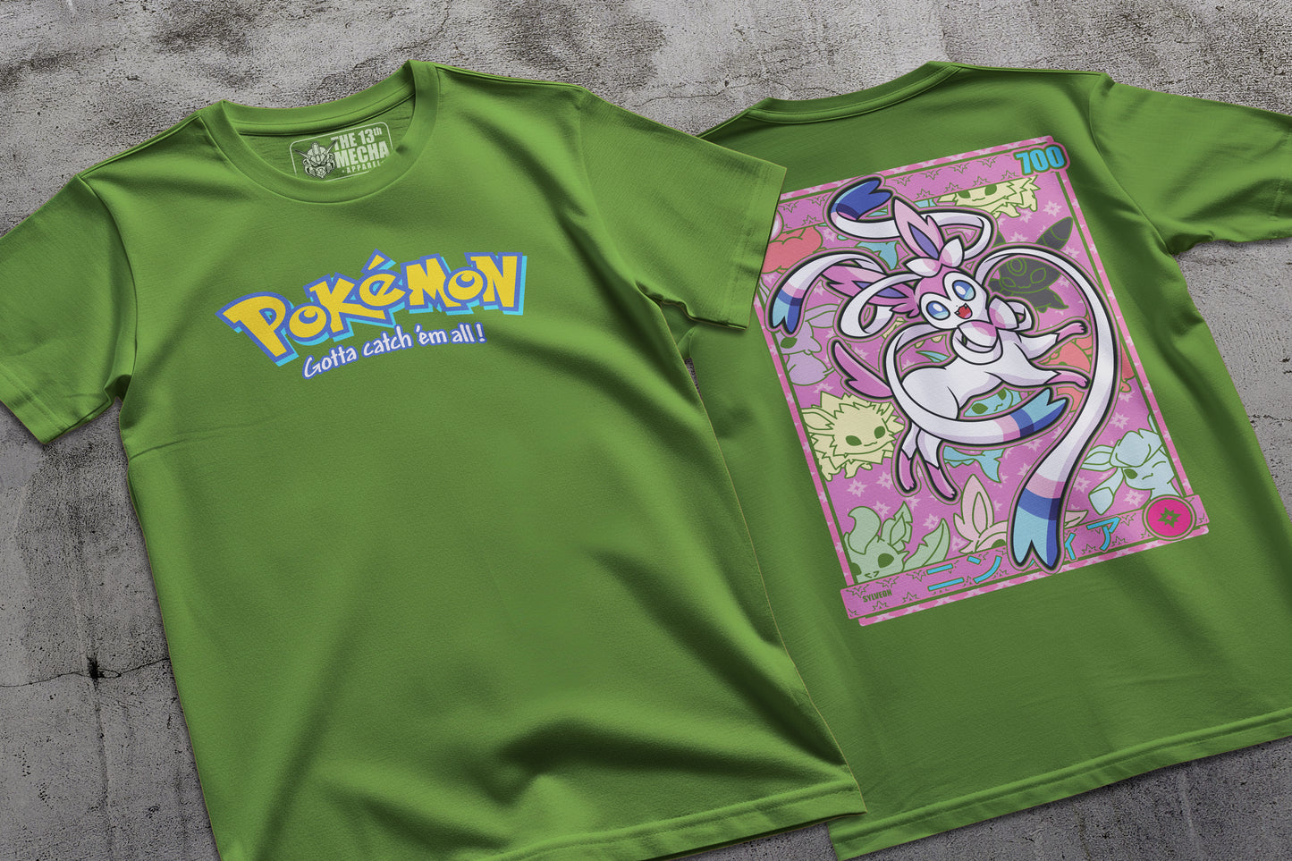 Pokemon - Sylveon 01 Premium Anime Design, High Quality DTF Print, 100% Cotton Shirt