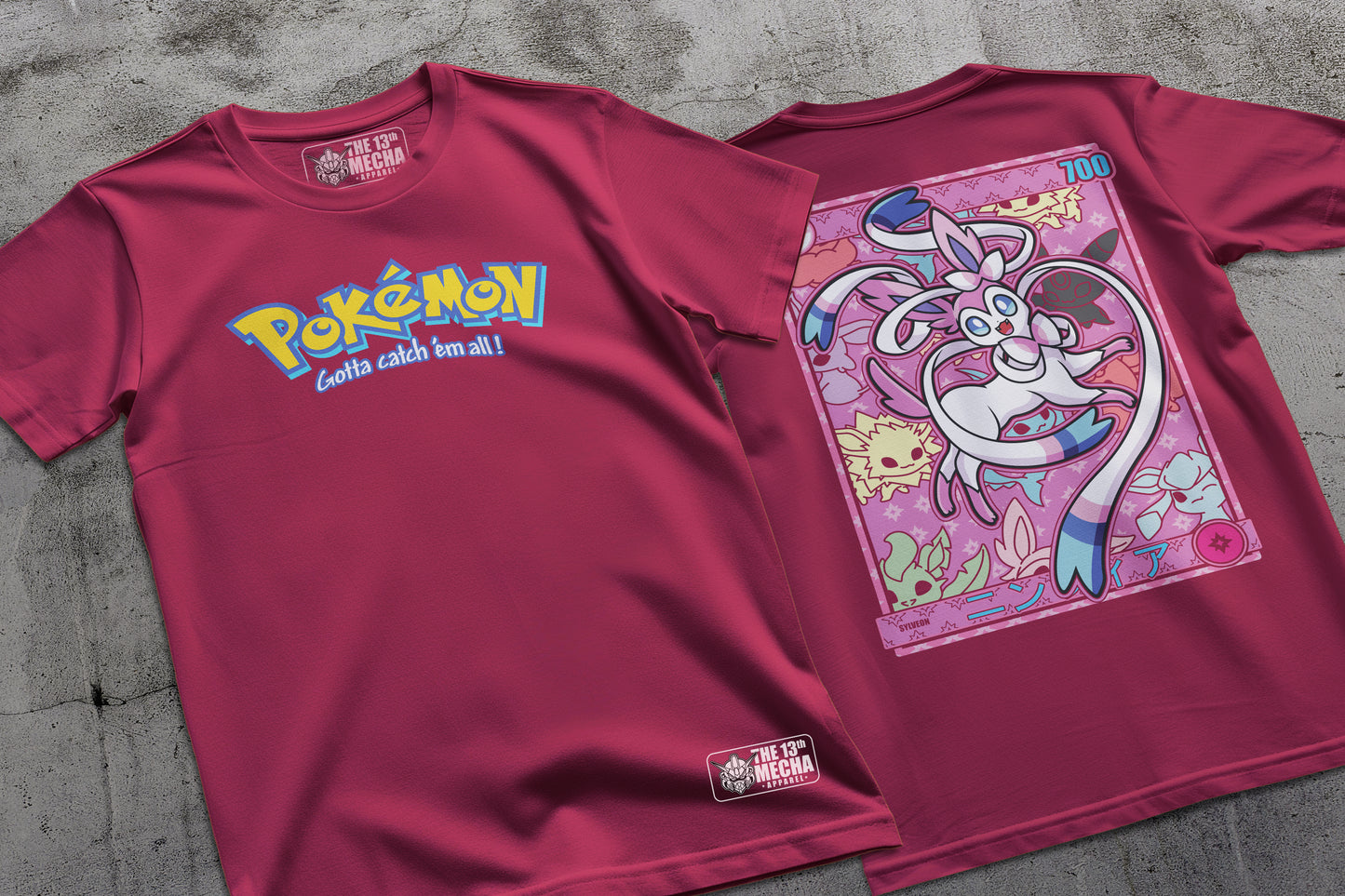 Pokemon - Sylveon 01 Premium Anime Design, High Quality DTF Print, 100% Cotton Shirt
