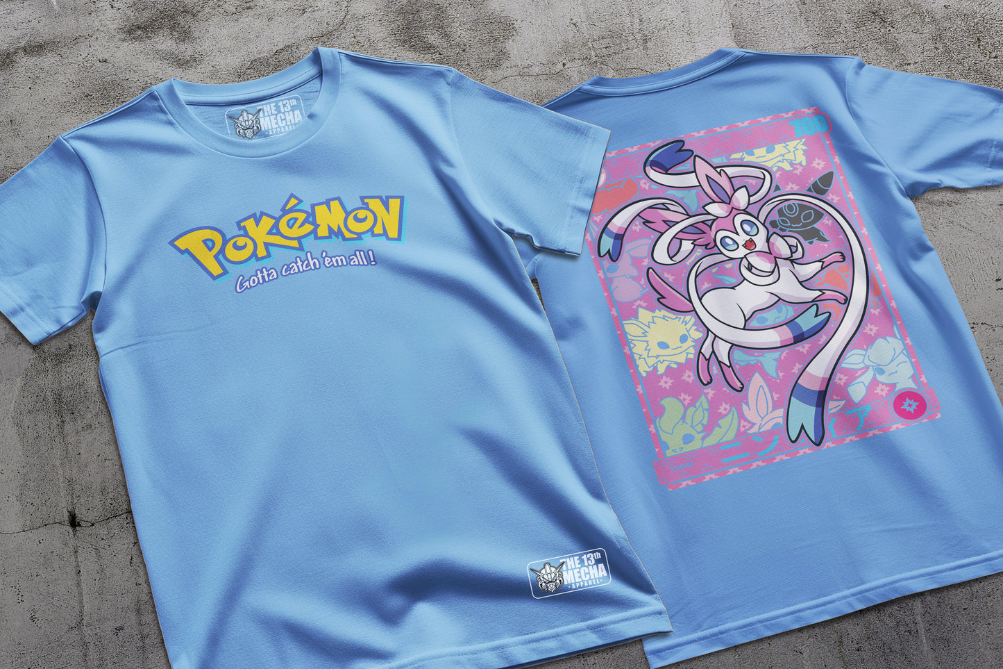Pokemon - Sylveon 01 Premium Anime Design, High Quality DTF Print, 100% Cotton Shirt
