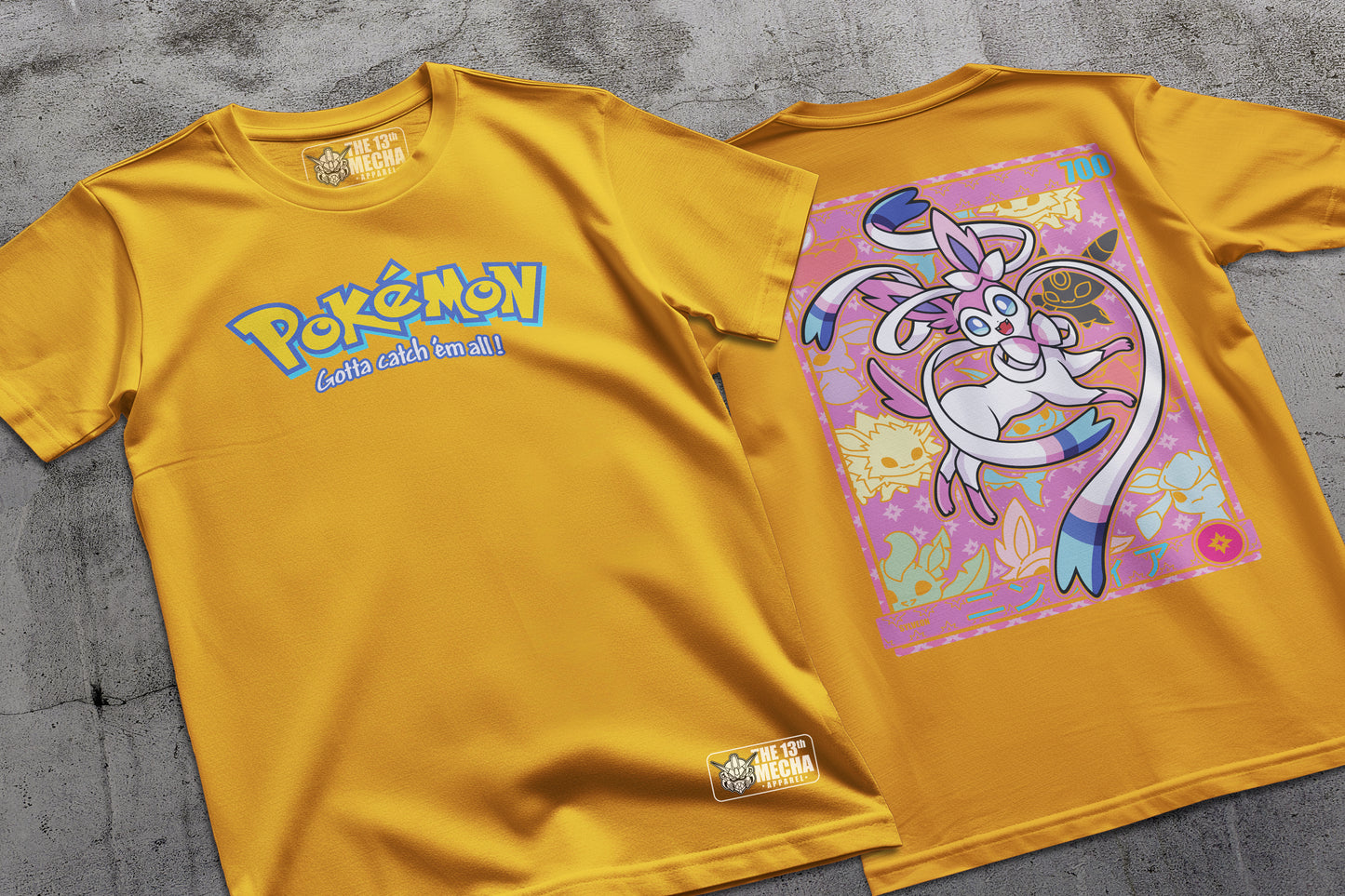 Pokemon - Sylveon 01 Premium Anime Design, High Quality DTF Print, 100% Cotton Shirt