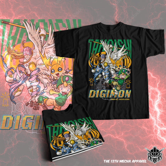 Digimon: Takaishi Premium Anime Design, High Quality DTF Print, 100% Cotton Shirt
