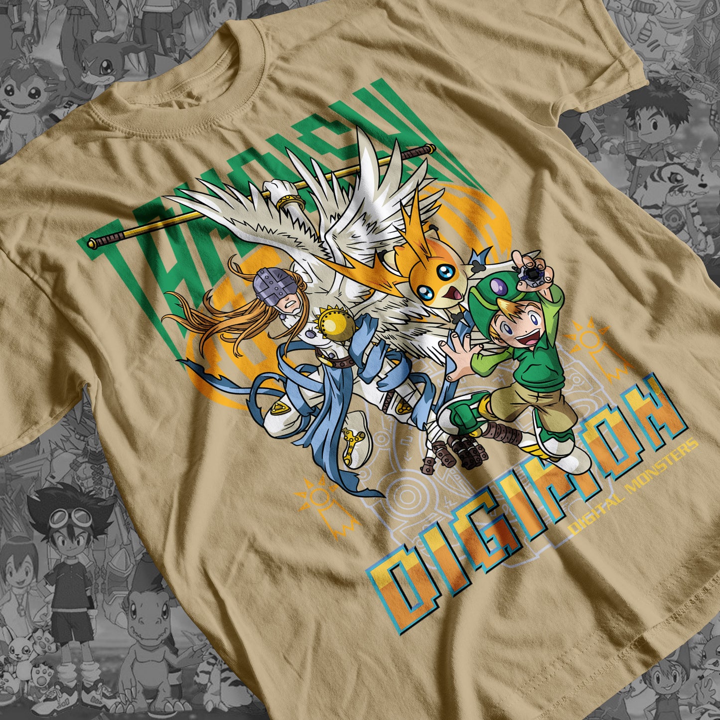 Digimon: Takaishi Premium Anime Design, High Quality DTF Print, 100% Cotton Shirt
