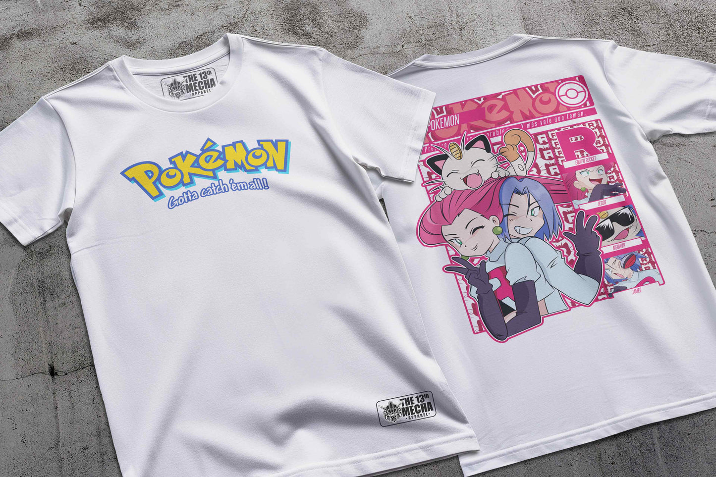 Pokemon - Team Rocket 01 Premium Anime Design, High Quality DTF Print, 100% Cotton Shirt
