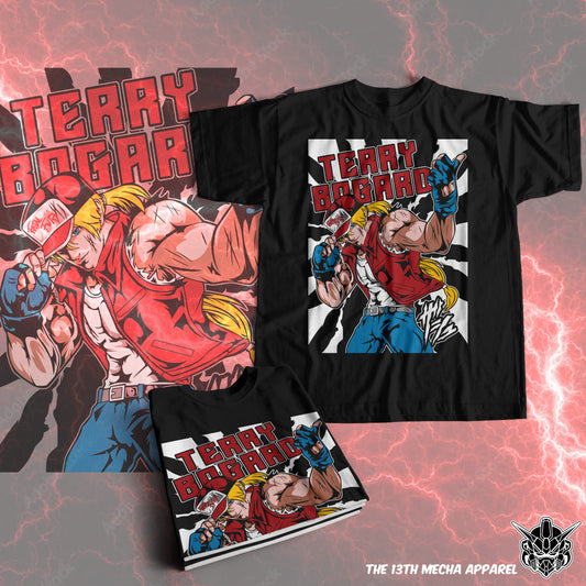 King of Fighters - Terry Bogard 01 Premium Anime Design, High Quality DTF Print, 100% Cotton Shirt