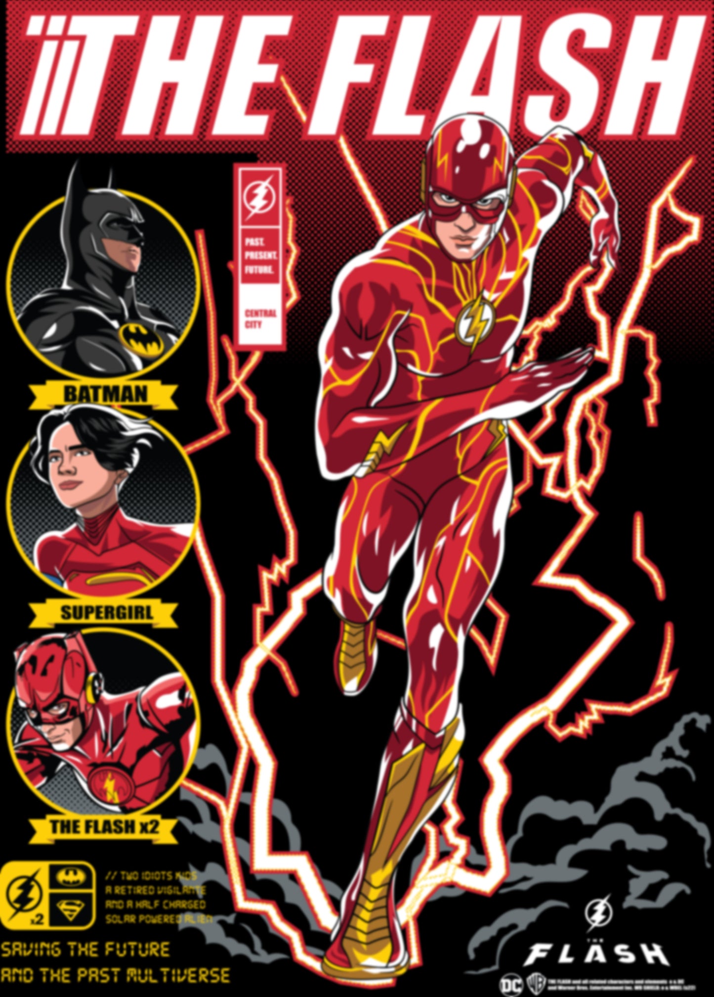 Marvel DC- The Flash 01 Premium Anime Design, High Quality DTF Print, 100% Cotton Shirt