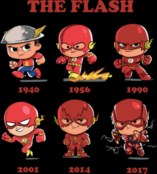 Marvel DC-The Flash 02 Premium Anime Design, High Quality DTF Print, 100% Cotton Shirt