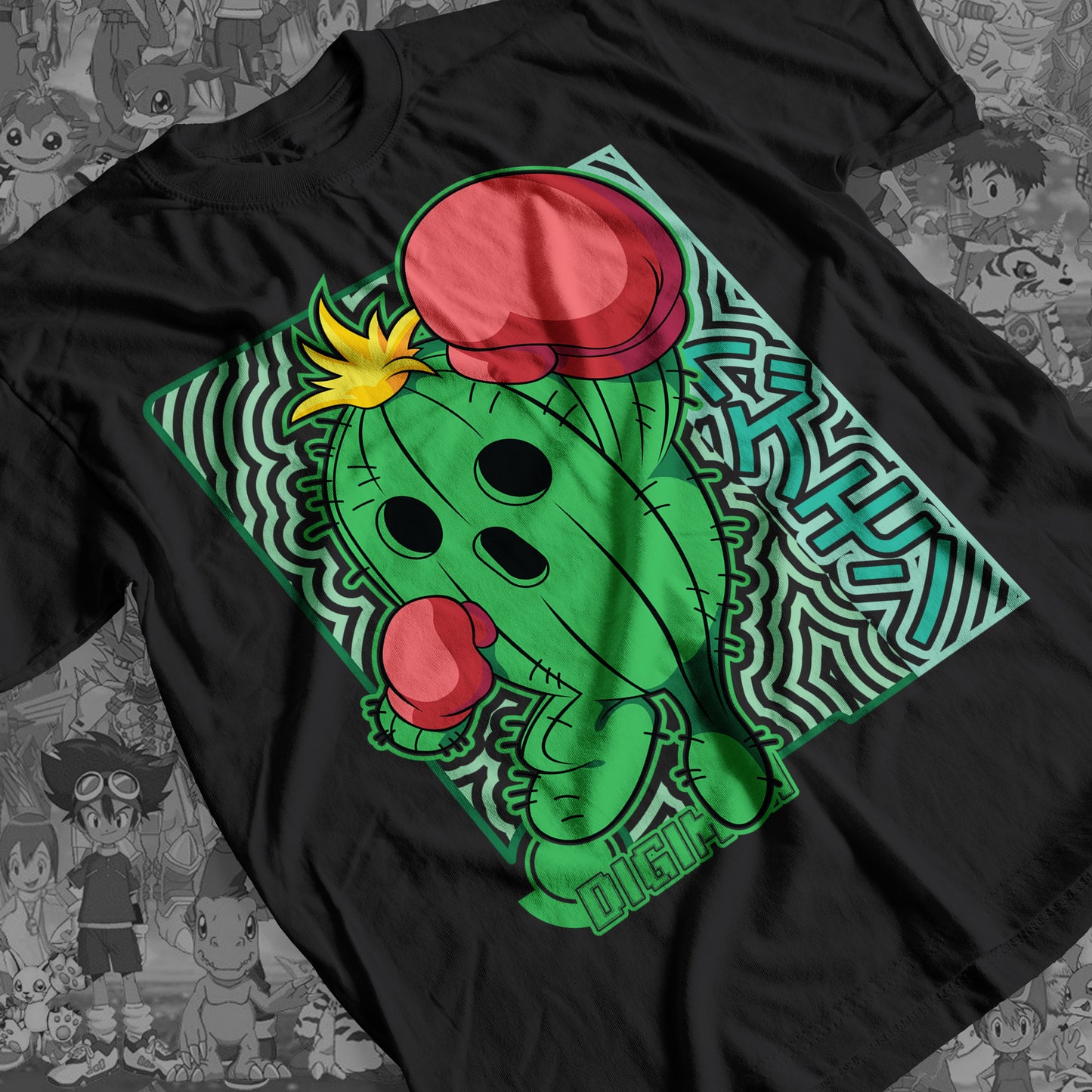 Digimon: Togemon Premium Anime Design, High Quality DTF Print, 100% Cotton Shirt