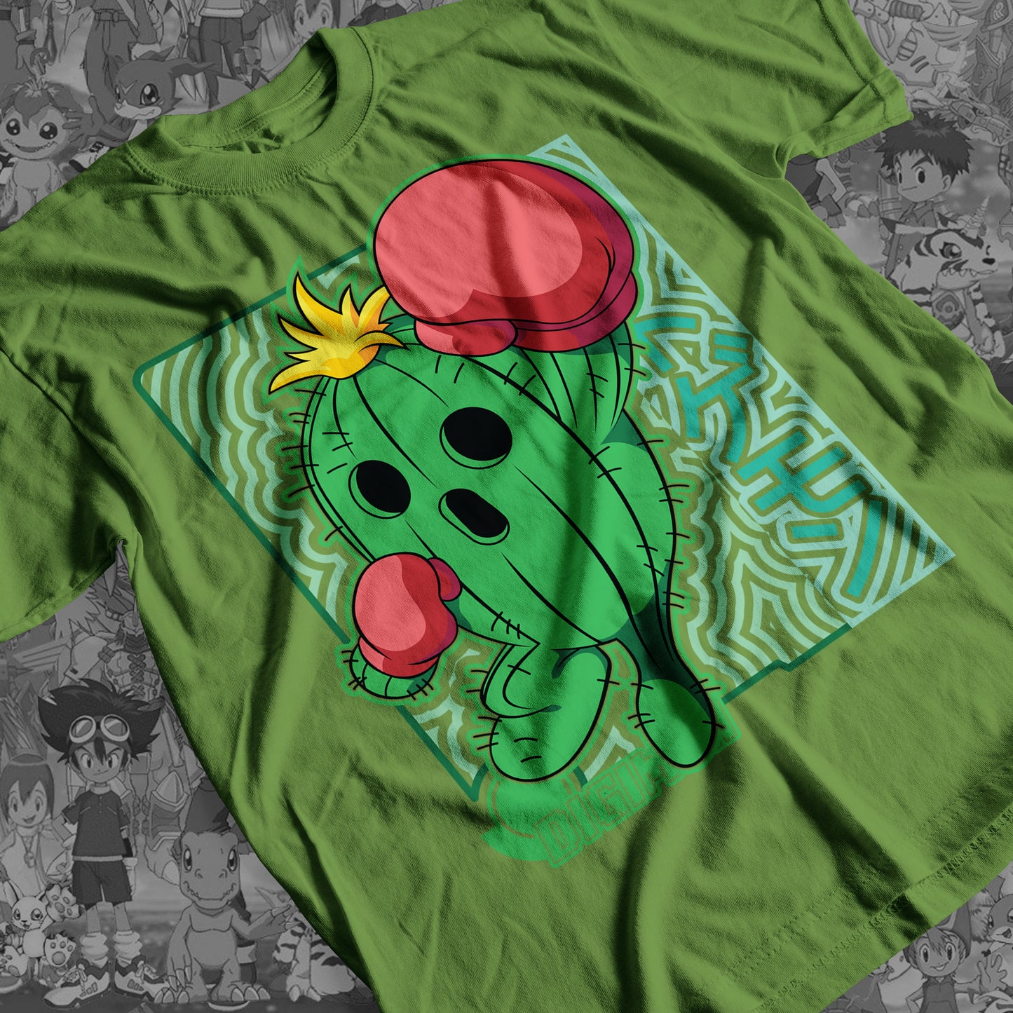 Digimon: Togemon Premium Anime Design, High Quality DTF Print, 100% Cotton Shirt