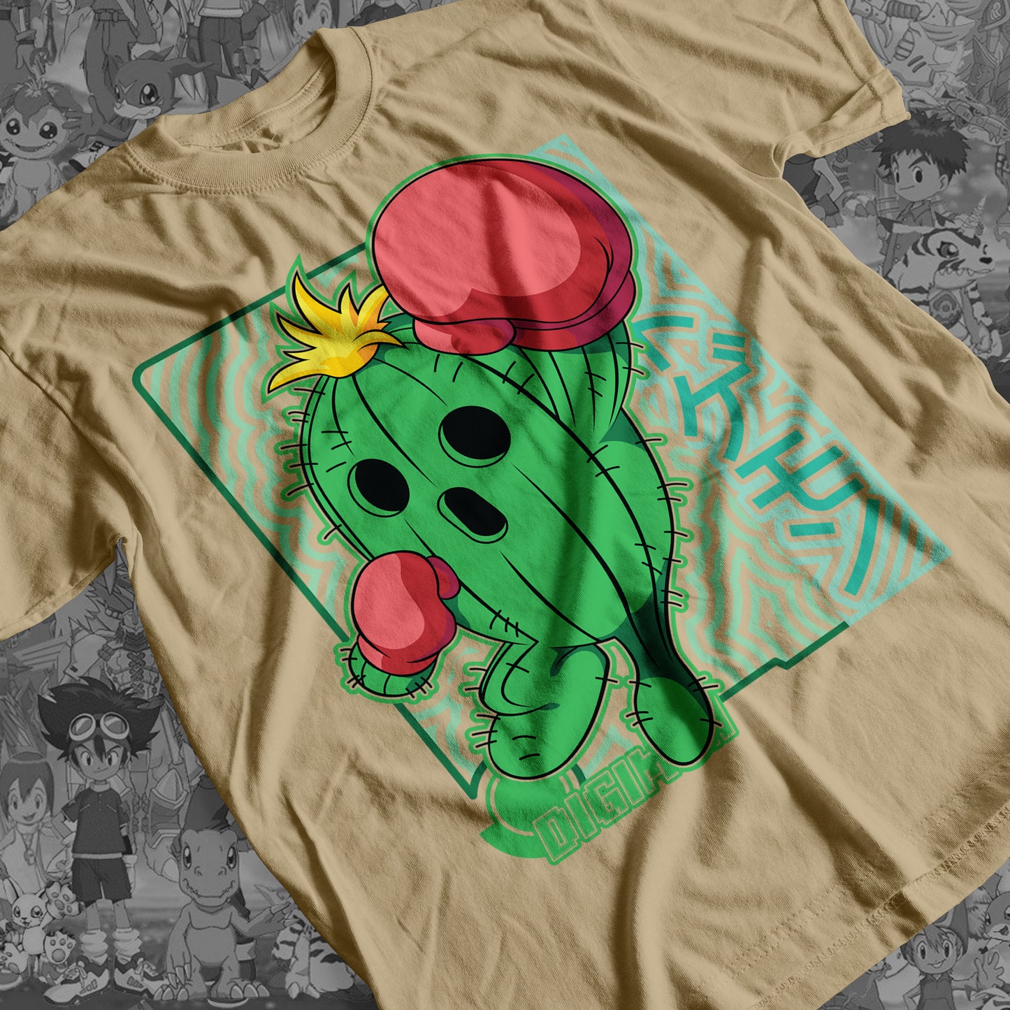 Digimon: Togemon Premium Anime Design, High Quality DTF Print, 100% Cotton Shirt