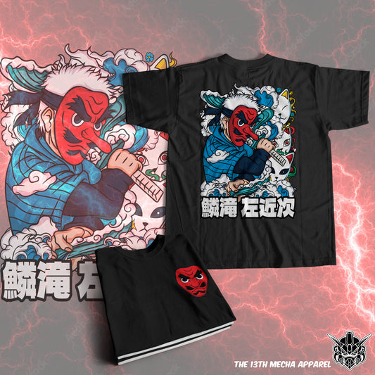 Demon Slayer - Sakonji Urokodaki 01 Premium Anime Design, High Quality DTF Print, 100% Cotton Shirt