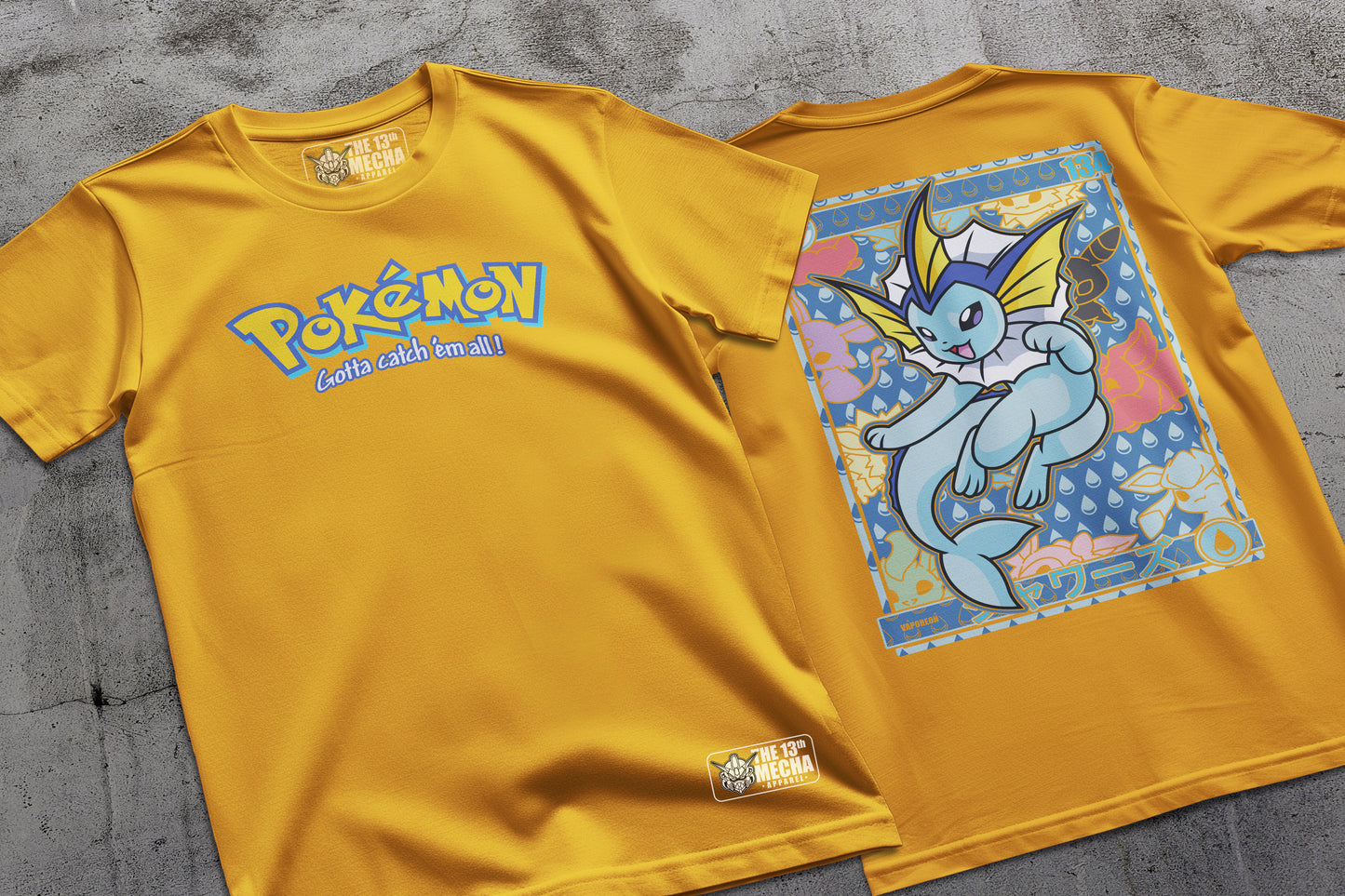 Pokemon - Vaporeon 01 Premium Anime Design, High Quality DTF Print, 100% Cotton Shirt