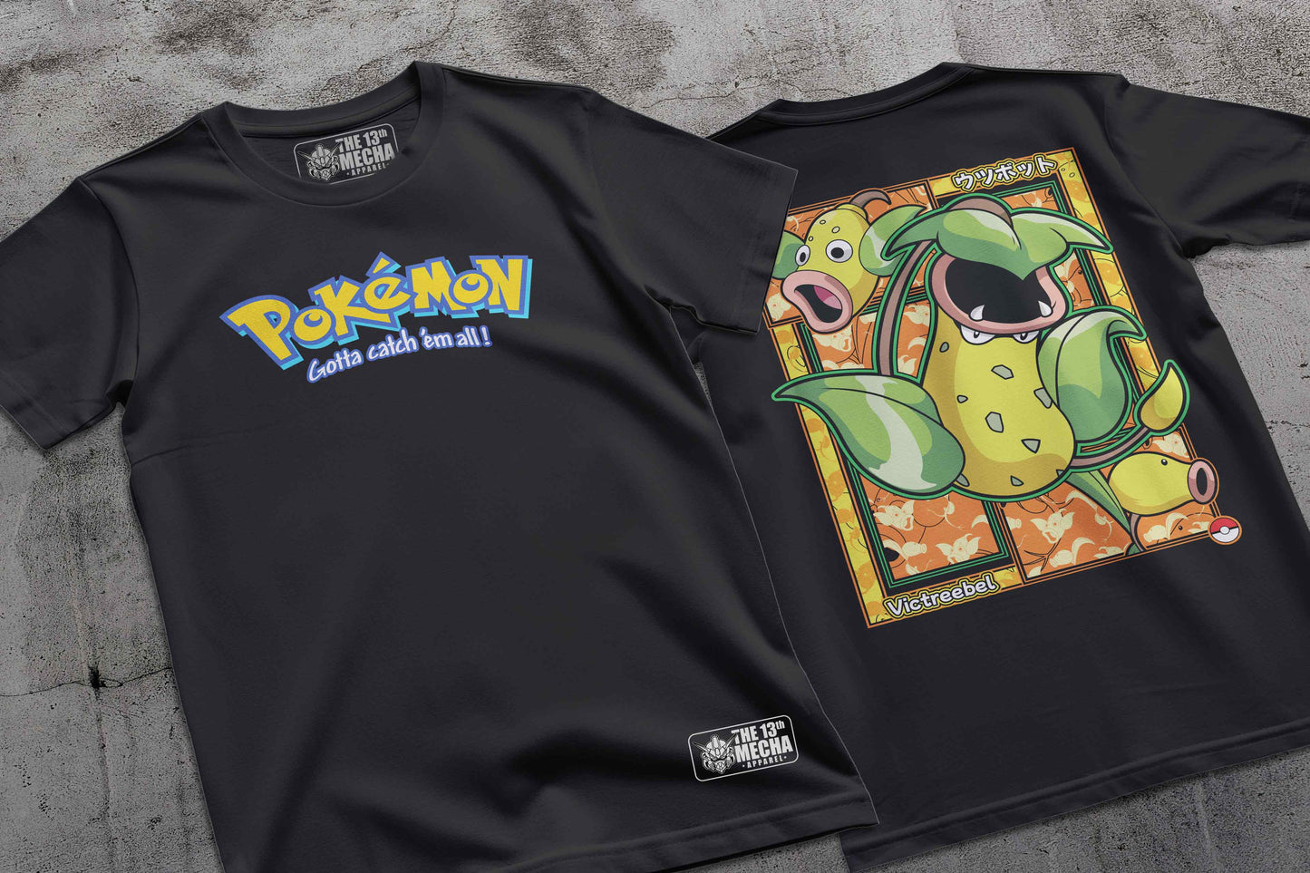 Pokemon - Victreebel 01 Premium Anime Design, High Quality DTF Print, 100% Cotton Shirt
