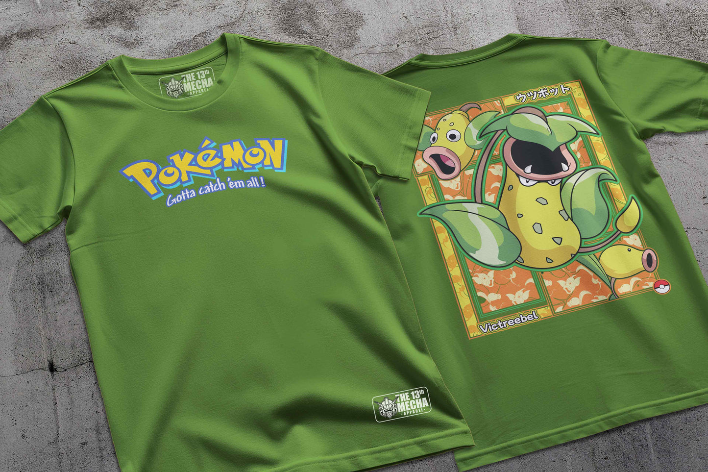 Pokemon - Victreebel 01 Premium Anime Design, High Quality DTF Print, 100% Cotton Shirt