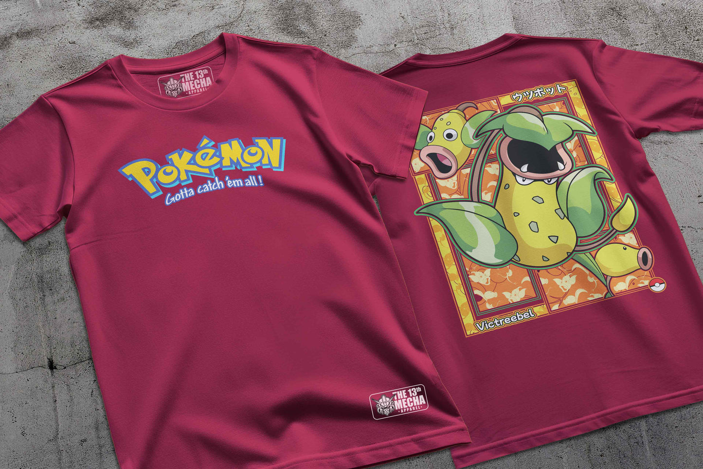 Pokemon - Victreebel 01 Premium Anime Design, High Quality DTF Print, 100% Cotton Shirt